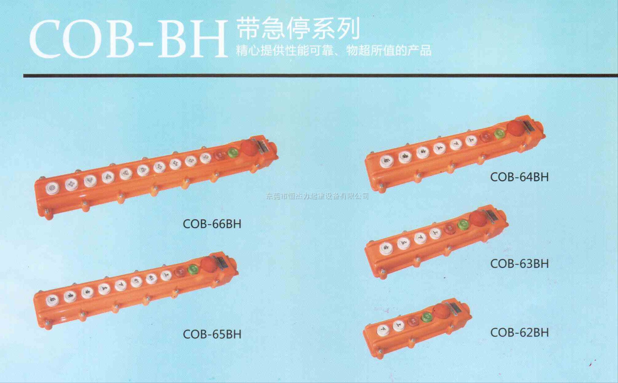 COB-BH带急停系列按钮开关